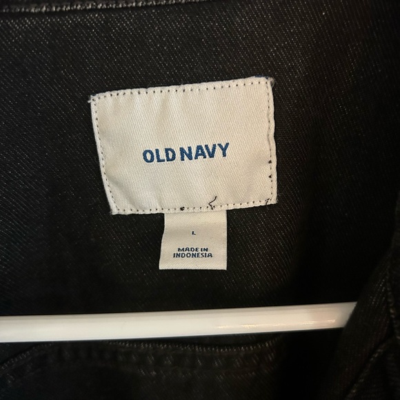 Old Navy black denim jacket - Picture 2 of 3